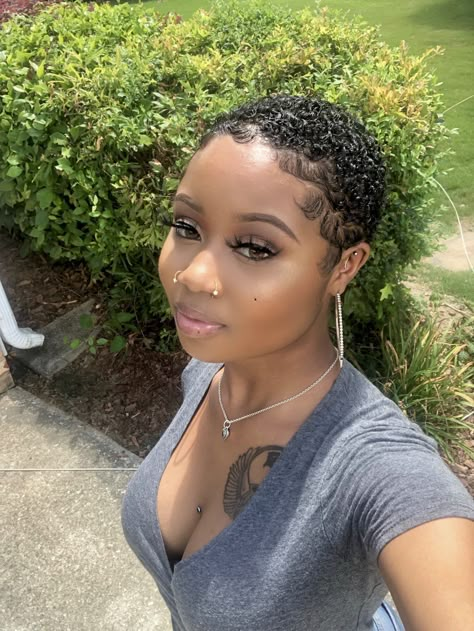 Big Chop Curly Hair, Big Chop Styles, Big Chop Hairstyles, Big Chop Natural Hair, Finger Waves Short Hair, Black Women Short Hairstyles, Short Natural Curly Hair, Short Shaved Hairstyles, Twa Hairstyles