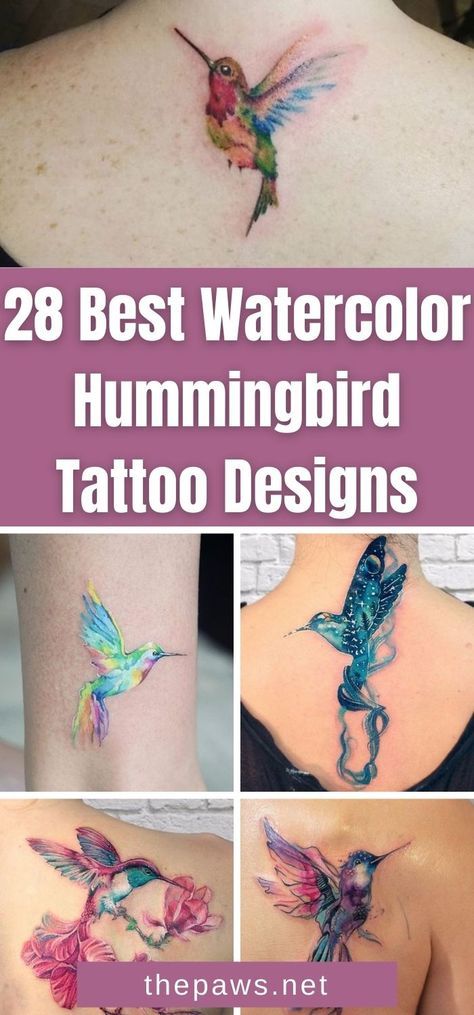 If you are looking for a hummingbird tattoo in watercolor design, take a look at these 28 best photos from the internet. Watercolour Hummingbird Tattoo, Beautiful Hummingbird Tattoo, Watercolor Bird Tattoos For Women, 3d Hummingbird Tattoo, Hummingbird Watercolor Tattoo, Hummingbird Tatoos Woman, Tiny Watercolor Tattoo, Hummingbird Ankle Tattoo, Unique Hummingbird Tattoo