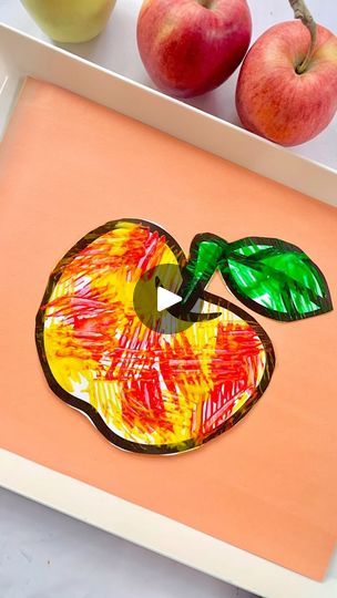 10K views · 307 reactions | 🍎FORK PAINTED APPLE🍏 
• Apple template (Comment APPLES for free Apple templates)
• Construction paper 
• Glue
• Scissors 
• Plastic forks
• Washable kids paint 
• Box or tray 
AGE: 1 year old + 
MESS Level: medium 
DIFFICULTY TO CREATE: easy
SKILLS DEVELOPED: gross motor skills, hand-eye coordination, fine motor skills, imaginative play, creativity.
_____________
PLaY 🌈CReaTivEly
#happytoddlerplaytime | Mandisa | Happy Toddler Playtime | LÒNIS & Little League · Check This Out Easy Apple Activity Preschool, Puffy Paint Apple Craft, Apple Butcher Paper Activity, Paint With Apples Preschool, Apple Theme Fine Motor Activities, Apple Large Motor Activities Preschool, Preschool Apple Activities, Painted Apple, Apple Template