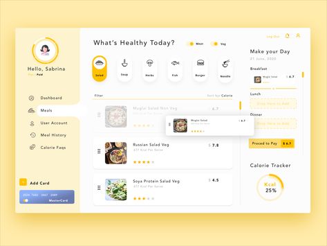 Drag and Drop Meal Plan by Himanshu Sharma Meal Planner App, Dashboard Design Template, Meal Planning App, Mobile App Design Inspiration, Ecommerce Web Design, App Design Inspiration, Dashboard Design, App Ui Design, Design Course