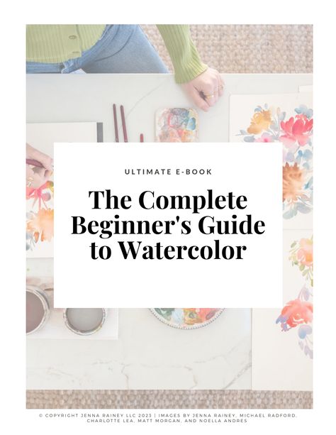 Jenna Rainey, Best Watercolor Paper, Best Watercolor Brushes, Different Types Of Dogs, Brush Watercolor, Best Watercolor, Art Retreats, Watercolor Tutorial, Learn Watercolor