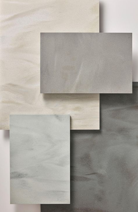 Corian Marble, Grey Kitchen Tiles, Corian Colors, Dupont Corian, Corian Solid Surface, Concrete Effect Paint, Color Design Inspiration, Kitchen Tiles Design, Wall Texture Design