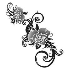 Rose Transparent Background, Traditional Tattoo Rose, Rose Tattoo Outline, Small Rose Tattoo, Simple Henna Tattoo, Tattoo Rose, Skeleton Hand Tattoo, Simple Henna, Tattoo Outline