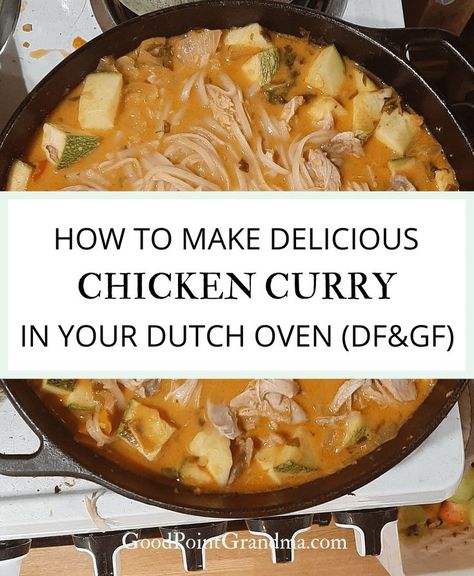 Dutch Oven Curry, Dutch Oven Chicken, Chicken Curry Recipe, Filling Dinner, Oven Chicken, Curry Chicken Recipes, Frozen Chicken, Delicious Chicken, Curry Recipe