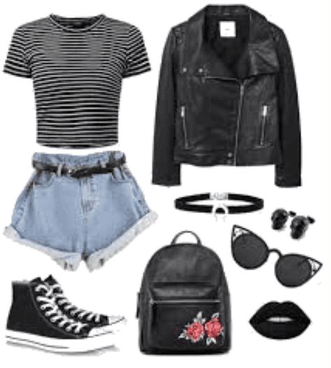 Basic Grunge Outfits, Egirl Outfit Ideas, Basic Grunge, Egirl Fashion, E Girl Outfits, Egirl Outfits, Grunge Outfit, Outfit Shoplook, Womens Fashion For Work