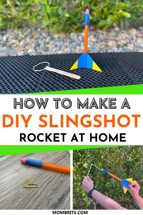 Stem Rockets For Kids, Straw Rockets Template, Diy Slingshot For Kids, Rocket Experiments For Kids, Catapults For Kids, Diy Rockets, Stem Rockets, Rocket Diy, Straw Rockets