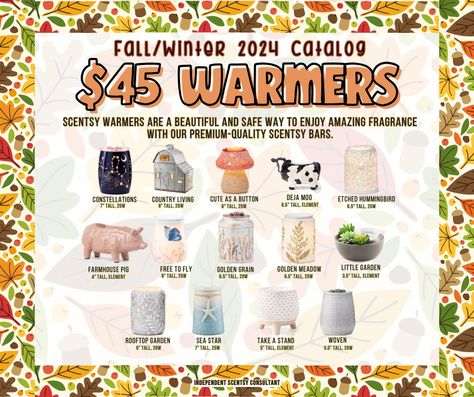 Scentsy has warmers for every style and budget. Scentsy Facebook Party, Golden Meadow, Scentsy Fall, Scentsy Business, Scentsy Bars, Scentsy Consultant, Rooftop Garden, Fall Winter 2024, Fall Party