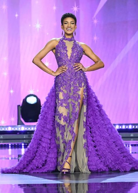 Miss USA 2024 Photos: Evening Gowns, Red Carpet & More Gowns For Petite Women, Gowns Red Carpet, Hamptons Fashion, Pageant Evening Gowns, Bedazzled Shoes, Pageant Girls, Fire Element, Miss Usa, Ohio Usa