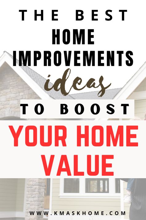 As a homeowner, it's natural to want to increase value of home. As a homeowner and realtor, I am constantly mindful of how various improvements can enhance the value of home. In this blog post, I will unveil a collection of ingenious home improvement hacks that elevate the value of home and ignite your creativity. Get ready to discover a treasure trove of tips and tricks that will enhance the allure of your living space. Best Home Improvements To Increase Value, Increase Home Value Diy, House Upgrades That Increase Value, Cheapest Home Improvements, How To Increase Value Of Your Home, Upgrades To Increase Home Value, How To Increase Home Value, Diy Around The House, Home Updates That Add Value