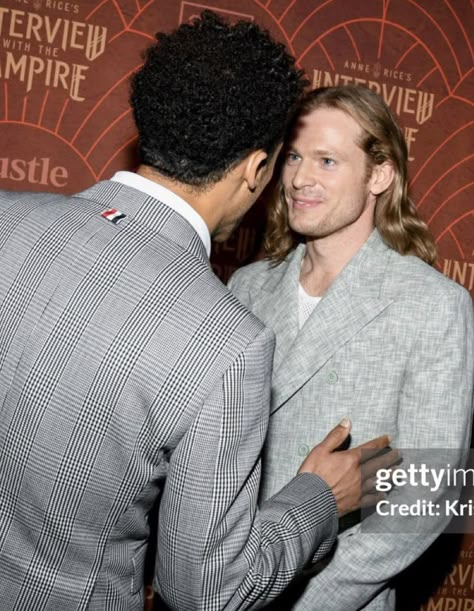 Sam Reid Jacob Anderson, Sam Reid And Jacob Anderson, Loustat Fanart, Sam Reid Lestat, Vampire Club, Louis Lestat, Louis And Lestat, Lestat Louis, Interview With The Vampire 2022