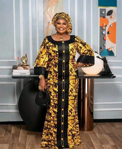 Ankara Kaftan Styles, Kampala Kaftan Styles For Women, A Shape Gown Ankara, Latest Bubu Gown Style, Materials Gown Style, Boubou Styles For Women, Kaftan Styles, Ankara Dress Designs, Bubu Gown Styles