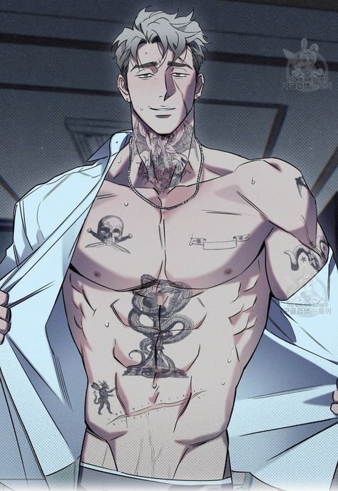 Yakuza Anime, Wet Sand, Anime Guys Shirtless, Poses References, Manga Cute, Manga Love, Manga Characters, Anime Poses Reference, Boy Art