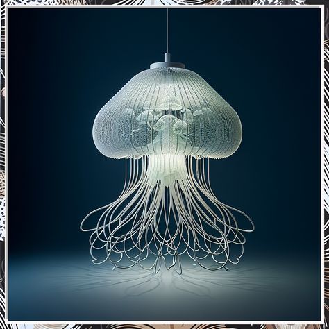 Looking to add a touch of elegance to your space? Check out these 8 mesmerizing jellyfish pendant light ideas! Illuminate your home with grace and style with these stunning jellyfish-inspired fixtures. From modern to coastal, there's a design for every taste. Discover the perfect jellyfish pendant light to create a captivating ambiance in any room. Jelly Fish Lamp, High Ceiling Foyer, Stairway Makeover, Solar Flower Lights, Jellyfish Pendant, Jellyfish Light, Jellyfish Lamp, Fish Lamp, Plug In Pendant Light