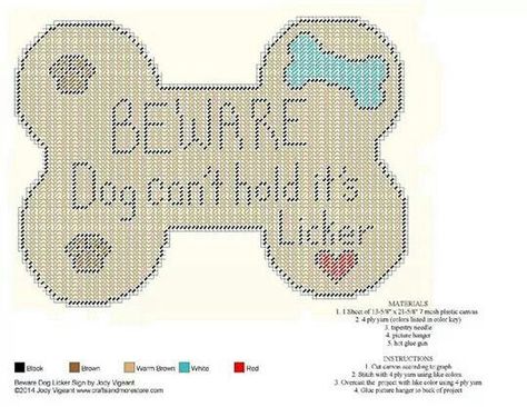 Perler Beads Designs Easy, Easy Perler Beads, Bones For Dogs, Cross Stitch Quotes, Plastic Canvas Stitches, Plastic Canvas Ornaments, Beads Designs, Canvas Wall Hanging, Cross Stitch Love