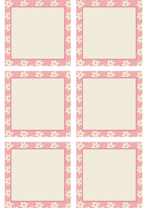 Pink flowers square memopad Cutecore Memo Pad, Note Pad Design, Note Pad, Cute Art, 10 Things, Design, Art