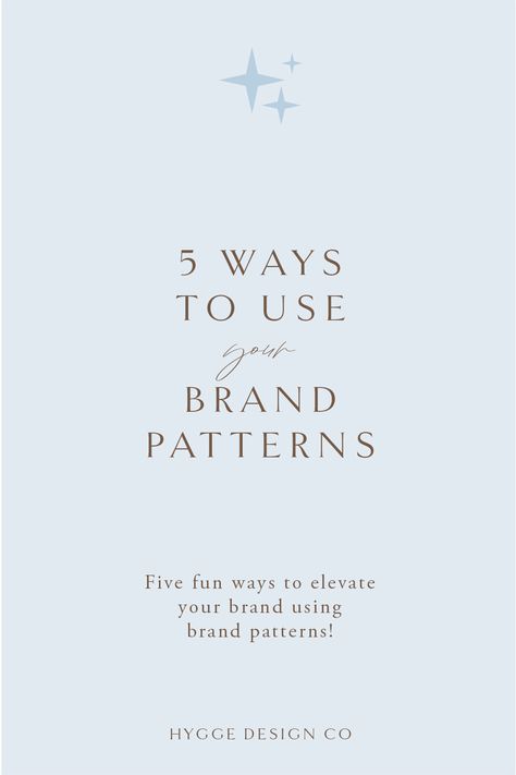 How to use brand patterns for an elevated brand experience | Brand pattern inspiration | Brand pattern how to | How to create brand patterns | Wedding photographer branding | Creative entrepreneur branding #hyggedesignco Hygge Branding, Wedding Photographer Branding, Brand Patterns, Hygge Design, Squarespace Web Design, Brand Pattern, Create Brand, Entrepreneur Branding, Design Hacks