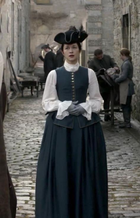 Outlander Costume Recap: Season 3, Episode 4 - "Of Lost Things" | Frock Flicks Hannah James, Outlander Clothing, 1960s Costumes, 18th Century Dresses, History Bounding, Scottish Dress, Jenny Jones, Outlander Costumes, Lost Things