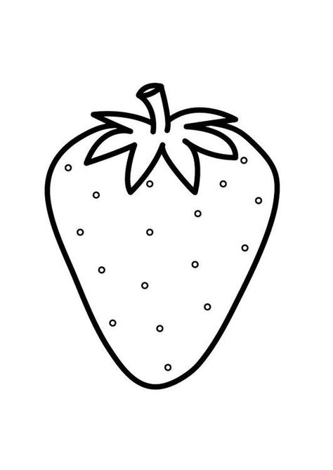 Strawberry Pictures, Bird Template, Scooby Snacks, Strawberry Color, Fruit Coloring Pages, Barn Wood Crafts, Christmas Crafts For Kids To Make, Free Coloring Sheets, Apple Coloring