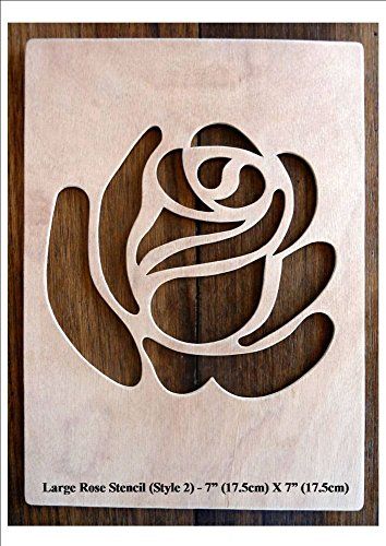 Pola Stensil, Drátěná Socha, Rose Stencil, Scroll Saw Patterns Free, Drawing Template, Stencil Printing, Rose Drawing, Flower Stencil, Stencil Patterns