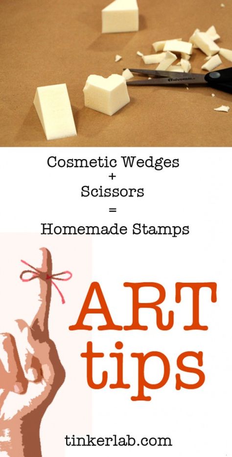 Upcycle Art, Homemade Stamps, Diy Stamps, Homemade Art, Makeup Sponges, Paper Scraps, Diy Upcycle, Crafting Paper, Free Youtube