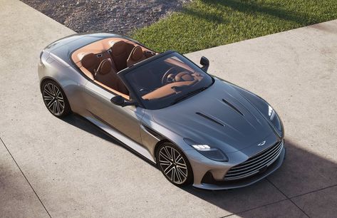 Aston Martin Convertible, Aston Martin Db12, Video Cars, New Aston Martin, Aston Martin Lagonda, Grey Car, Wealthy Lifestyle, Luxurious Cars, Cars Uk