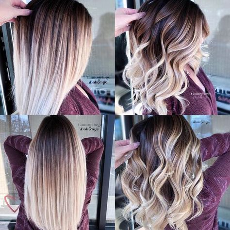 Balayage Hair Color, Ombre Hair Blonde, Balayage Blonde, Balayage Hair Blonde, Hair Color Highlights, Brown Blonde Hair, Ombre Hair Color, Hair Color And Cut, Hair Color Balayage