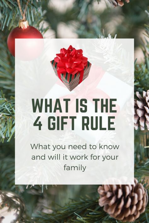 4 Christmas Gifts Rule, 3 Gift Rule For Christmas, Something To Wear Something To Read, Matter Lessons, Horween Chromexcel, Cord Wrap, Family Learning, Meaning Of Christmas, Christmas On A Budget