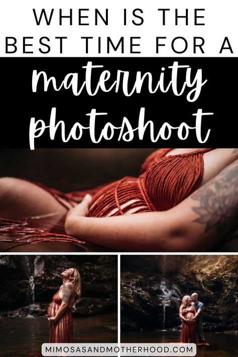 Best Time For Maternity Pictures, When To Do Maternity Pictures, How To Shoot Maternity Photos, When To Take Maternity Photos, When To Take Maternity Pictures, Pregnancy Photos Nature, Nature Maternity Photos, Dress With Flannel, Studio Maternity Photography