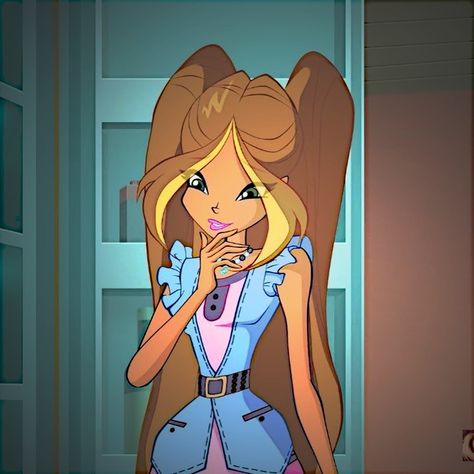 Winx Flora Pp, Winx Club Helia, Winx Aesthetic, Winx Flora, Las Winx, Cartoon Girls, Clubbing Aesthetic, Cartoon Movies, Cartoon Profile Pics