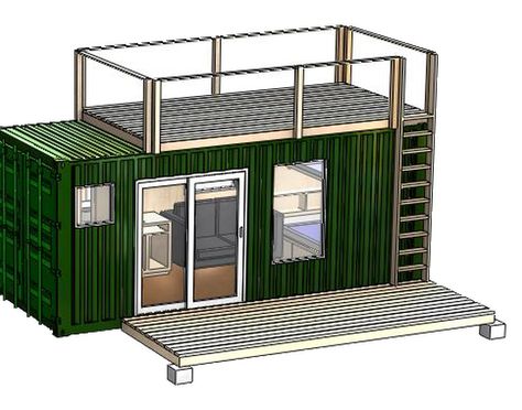 20 Foot Container Home, Container Camping, Camping Retreat, Container Studio, Inside Tiny Houses, Container Living, Tiny House Camper, Small Tiny House, Tiny House Interior Design