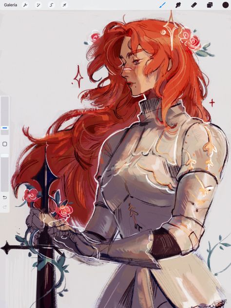 Knight Oc, Female Knight, Knight Art, Pretty Drawings, Dnd Art, Arte Inspo, Poses References, Sketchbook Art Inspiration, A Drawing