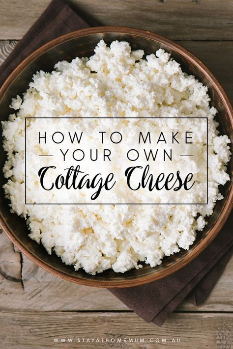 “Make your own cottage cheese at home! I’m not a huge fan of Cottage cheese from the shop – and it usually ends up as some sort of alien life form in the back of the fridge. But did you know it is really really easy to make it yourself at home?” Making Cottage Cheese, Homemade Cottage Cheese Easy, Making Cottage Cheese At Home, How To Make Cottage Cheese Homemade, Homemade Cottage Cheese Recipes, Diy Cottage Cheese, How To Make Cottage Cheese, Cottage Cheese Homemade, Benefits Of Cottage Cheese