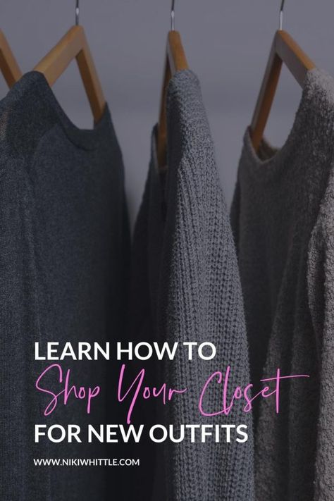 How-to-make-the-most-of-your-existing-wardrobe-and-make-new-outfits-with-your-current-clothes Restyle Old Clothes, Shop Your Closet, Basic Wardrobe Essentials, Classic Capsule Wardrobe, Style Rut, Capsule Wardrobe Essentials, Flattering Outfits, Over 60 Fashion, Fashion Themes