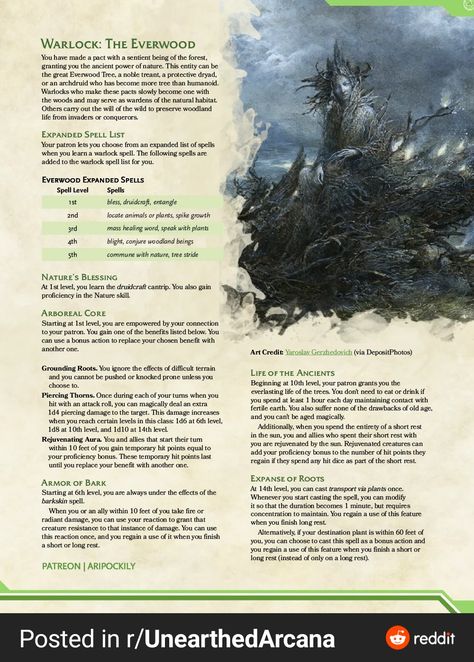 Ektus (Warlock) The Everwood Warlock Subclass Homebrew, Warlock Patrons 5e, D&d Warlock, Dnd 5e Warlock, Warlock Homebrew, Dnd Gambler, Warlock 5e, Dnd Subclasses, Homebrew Classes