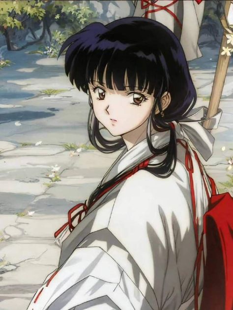 Inuyasha Kikyo, Art For Beginners, Gem Art, Craft Set, Inuyasha, Canvas, Anime, Hair, Black