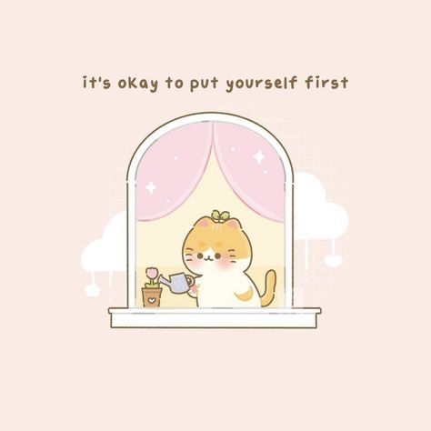 Positive Cute Messages, Cute Motivational Quotes Doodles, Positive Wholesome, Cute Motivational Doodles, Cat Affirmations, Positivity Doodles, Comforting Images, Cat Motivation, Positive Doodles