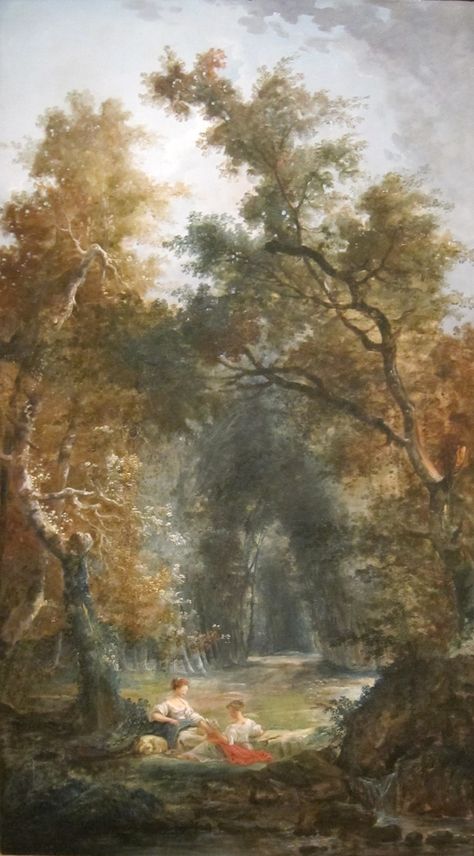 French Revolution Painting, Hubert Robert, Cityscape Drawing, The Glade, Oil Painting Gallery, National Art Museum, St Louis Art, Cincinnati Art, Building Painting