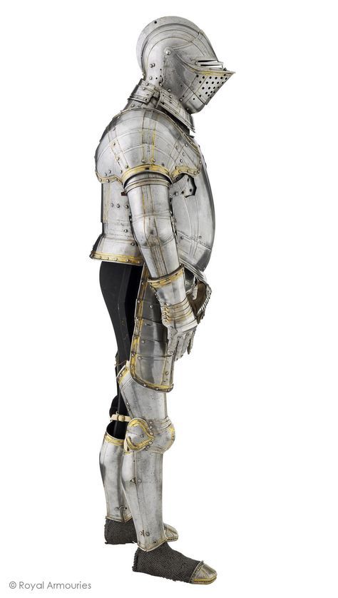 Roger, 2nd Baron North Armour (Side View) Samurai Side View, Knight Side View, Armor Back View, Armor Side View, Knight Reference, Knights Armor, Types Of Armor, Plate Armor, Sketch Reference