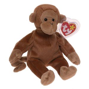 Bongo the Monkey (Tan Tail) : Beanie Babies : Beaniepedia Most Expensive Beanie Babies, Beanie Babies Worth, Beanie Babies Value, Beanie Baby Collectors, Valuable Beanie Babies, Rare Beanie Babies, Original Beanie Babies, Meme Page, Ty Beanie Boos