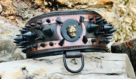 Engraved Dog Collar, Dog Collar With Name, Custom Dog Collars, Handmade Dog Collars, Shoe Polish, Metal Accessories, Buffalo Leather, Dog Gift, Handmade Dog