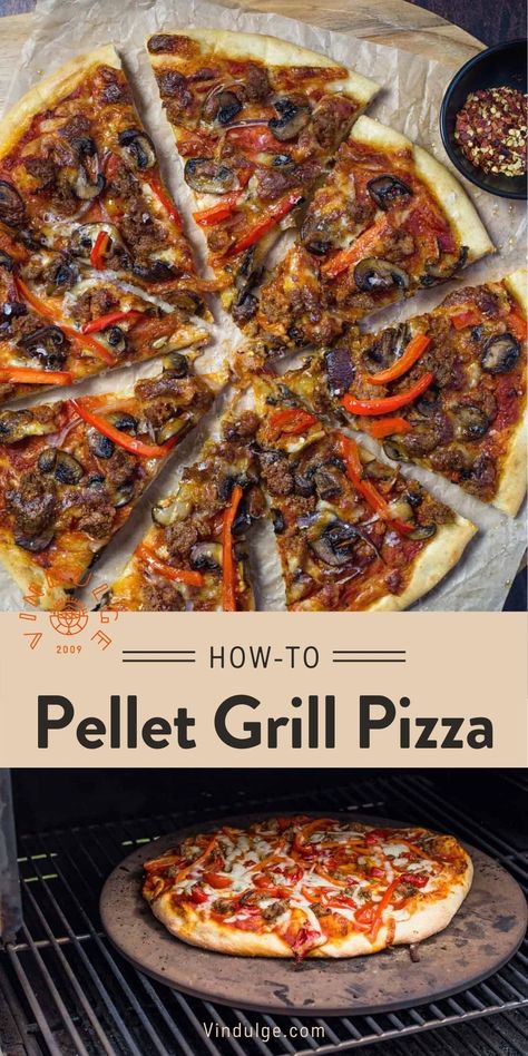 Pot Boss Pellet Grill Recipes, Pizza On A Traeger Grill, Trager Smoker Pizza, Pit Boss Pizza, Pizza On Pit Boss Grill, Pellet Grill Pizza Recipes, Pizza In Smoker, Wood Pellet Pizza Oven Recipes, Best Things To Cook In A Smoker