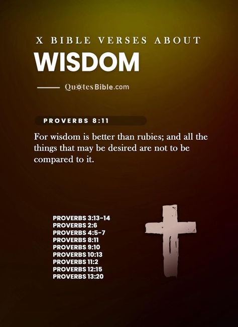 Discover the most inspiring Bible verses about wisdom from this collection of Scripture. Read and reflect on the power of wisdom from Proverbs, Ecclesiastes, and other books of the Bible, and find out how to apply it in your life. #BibleVerses #Wisdom #Scripture #Wisdom #verses Wisdom Verses, Verses About Wisdom, Scriptures Quotes, Verses From The Bible, Wisdom Scripture, Prayer Journal Printable, Inspiring Bible Verses, Wisdom Bible, Proverbs 9