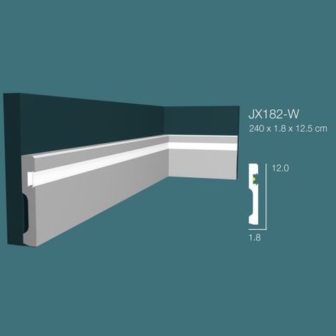 Led Skirting Board, Skirting Lighting, Molding Lighting, House Appearance, Craftsman Style Trim, Tall Baseboards, Baseboard Styles, Wall Panel Molding, Hidden Lighting