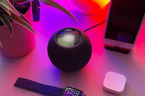 Homepod Mini Aesthetic, Green Magic Homes, Ios Music, Homepod Mini, Apple Homepod, Pod House, Multi Room Audio, Smart Home Control, Green Magic