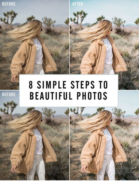 8 Simple Steps to Beautiful Photo Edits / instagram tips / photo editing / photography Bright And Clean Photo Editing, Photo Editing Formulas Iphone, Lightroom Settings Photo Editing, How To Edit Instagram Pictures, Photo Editing Settings, How To Edit Photos, Lightroom Tricks, Kyoto Photography, Photoshop Lessons