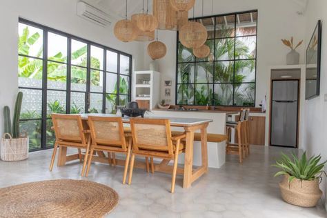 The Most Stylish Bali Airbnb Villa | Decoholic Tropical House, King Bedroom, Kitchen Sets, Luxury Villa, Luxurious Bedrooms, Private Pool, 인테리어 디자인, Home Interior Design, Outdoor Furniture Sets