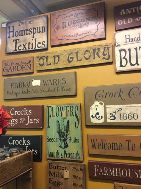 primitive signs Primitive Signs Wooden, Primitive Signs Sayings, Primitive Sayings, Wooden Farm Signs, Pig Signs, Primitive Diy, Porch Boards, Booth Diy, Primitive Signs