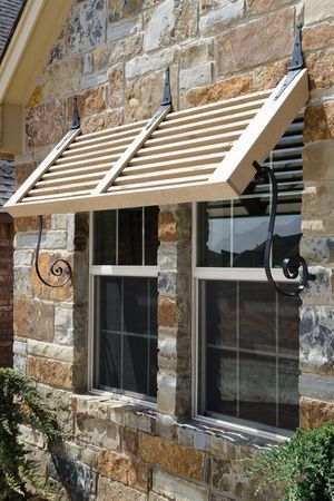 Like this idea for an awning. Bermuda Shutters, Bahama Shutters, Screen Room, Outdoor Blinds, Window Awnings, Shutters Exterior, Window Shutters, Windows Exterior, Cool Ideas