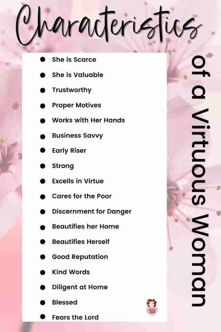 Woman Of God Characteristics, Characteristics Of A Godly Woman, Womens Ministry Events, A Virtuous Woman, Woman Of God, Virtuous Woman, Business Savvy, Christian Things, Character Traits