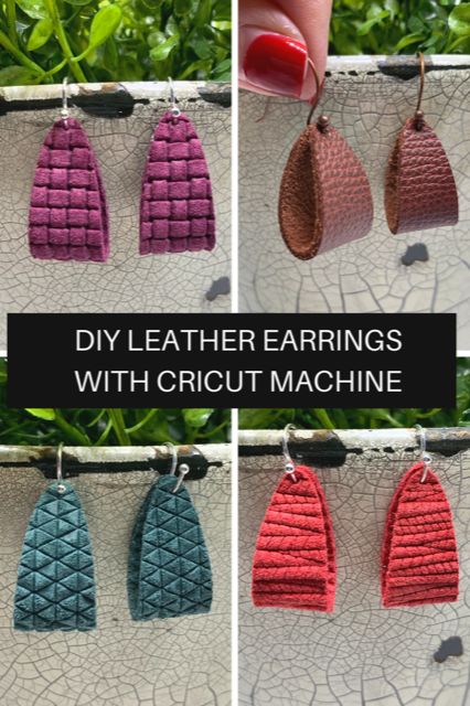 Aesthetics Jewelry, Leather Hoop Earrings, Cricut Jewelry, Hoop Earrings Diy, Piercings Jewelry, Denim Earrings, Handmade Leather Jewelry, Diy Leather Earrings, Faux Leather Bracelets